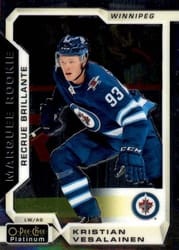 2018-19 O-Pee-Chee Platinum Base Set Kristian Vesalainen #188 card