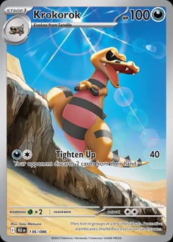 Black Bolt Krokorok #136 card