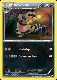 Dark Explorers Krokorok #65 card