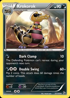Flashfire Krokorok #57 card