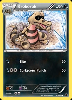 Plasma Freeze Krokorok #69 card