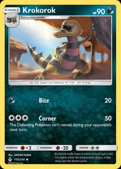Unbroken Bonds Krokorok #115 card