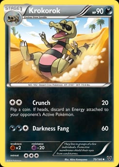 XY Krokorok #70 card