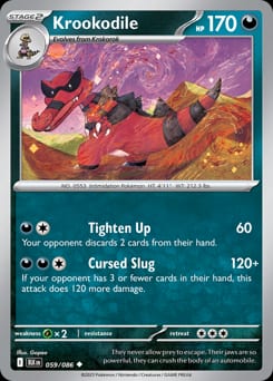 2025 Black Bolt Krookodile #59 card