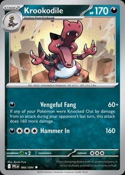 2025 Phantasmal Flames Krookodile #66 card