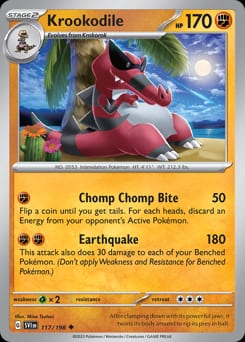 2023 Scarlet & Violet Krookodile #117 card