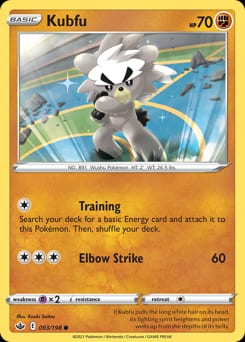 Chilling Reign Kubfu #93 card