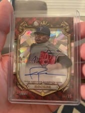 2022 Bowman's Best Prospective Royalty Autographs Kumar Rocker #PR-KR card