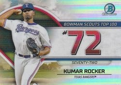 2023 Bowman Bowman Scouts Top 100 Kumar Rocker #BTP-72 card