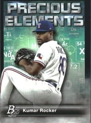 2023 Bowman Platinum Precious Elements Kumar Rocker #PE-3 card