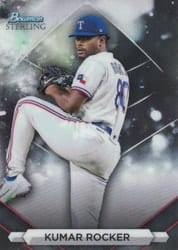 2023 Bowman Sterling Base Set Kumar Rocker #BSP-52 card