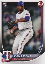 2025 Bowman Base Set Kumar Rocker #80 card