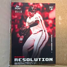2025 Topps Black & White Rookie Resolution Kumar Rocker #RR1 card