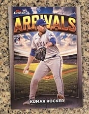 2025 Topps Finest Arrivals Kumar Rocker #A-13 card