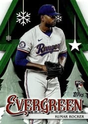 2025 Topps Holiday Evergreen Kumar Rocker #E-4 card