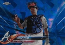 2018 Topps Chrome Sapphire Edition Base Set Kurt Suzuki #608 card
