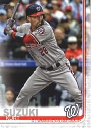 2019 Topps Base Set Kurt Suzuki #654 card