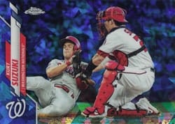 2020 Topps Chrome Sapphire Edition Base Set Kurt Suzuki #89 card