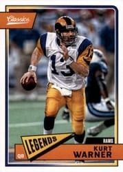 2018 Panini Classics Base Set Kurt Warner #101 card