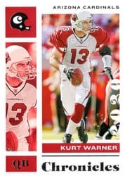 2020 Panini Chronicles Base Set Kurt Warner #3 card