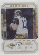 2022 Panini Contenders Admit One Kurt Warner #AO-KWA card