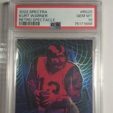 2022 Panini Spectra Retro Spectacle Kurt Warner #RS-20 card