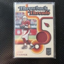 2024 Donruss Elite Throwback Threads Singles Kurt Warner #THT-KWA card