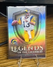 2024 Topps Chrome Legends of the Gridiron Kurt Warner #LOG-21 card