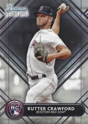2022 Bowman Sterling Base Set Kutter Crawford #BSR-34 card