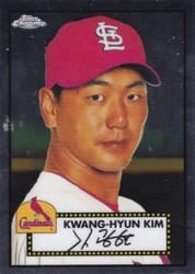 2021 Topps Chrome Platinum Anniversary Base Set Kwang-Hyun Kim #279 card