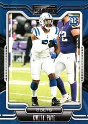 2021 Panini Playbook Base Set Kwity Paye #148 card