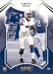 2021 Panini Playoff Base Set Kwity Paye #248 card