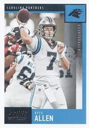 2020 Score Base Set Kyle Allen #260 card
