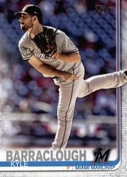 2019 Topps Base Set Kyle Barraclough #138 card