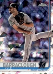 2019 Topps Chrome Sapphire Edition Base Set Kyle Barraclough #138 card