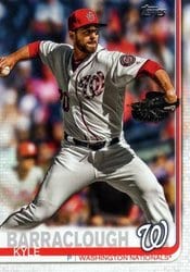 2019 Topps Update Base Set Kyle Barraclough #US60 card