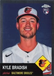 2022 Topps Chrome Platinum Anniversary Base Set Kyle Bradish #427 card