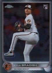 2022 Topps Chrome Update Base Set Kyle Bradish #USC105 card
