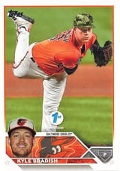 2023 Topps 1st Edition Base Set Kyle Bradish #77 card