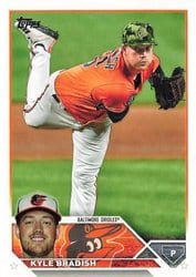 2023 Topps Base Set Kyle Bradish #77 card