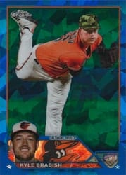 2023 Topps Chrome Sapphire Edition Base Set Kyle Bradish #77 card