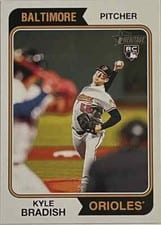 2023 Topps Heritage Kyle Bradish #191 card