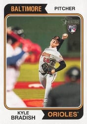 2023 Topps Heritage Base Set Kyle Bradish #191 card