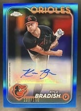 2024 Topps Chrome Update Autographs Kyle Bradish #AC-KB card