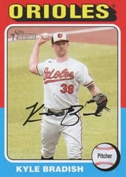 2024 Topps Heritage Base Set Kyle Bradish #137 card