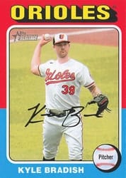 2024 Topps Heritage Mini Base Set Kyle Bradish #137 card