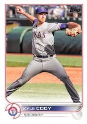 2022 Topps Update Base Set Kyle Cody #US96 card