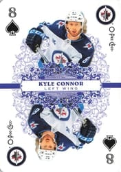 2022-23 O-Pee-Chee Playing Cards Kyle Connor #8-SPADES card