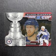 2024-25 Upper Deck Black Diamond Run for the Cup Kyle Connor #RUN-KC card