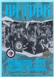 2024-25 Upper Deck On Tour Kyle Connor / Josh Morrissey #OT-10 card